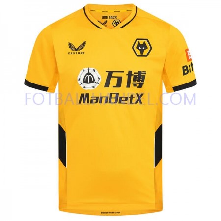Herre Fotballdrakter Wolverhampton Wanderers Hjemme 2021-22 Kortermet